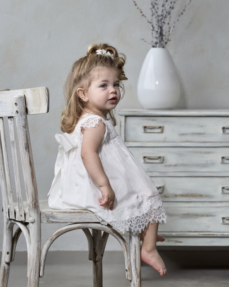 Βαπτιστικό χειροποίητο σετ για κορίτσι ΜΙΧΑΕΛΑ