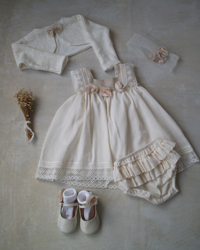 Βαπτιστικό χειροποίητο σετ για κορίτσι ΝΑΥΣΙΠΠΗ