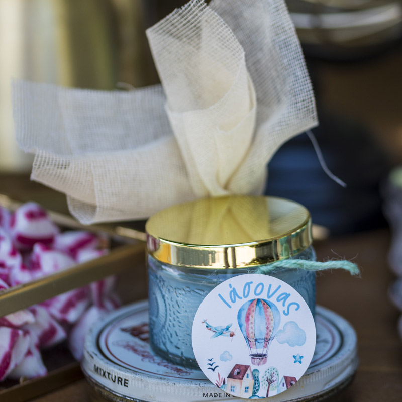 Μπομπονιέρα βάπτισης προσωποποιημένη