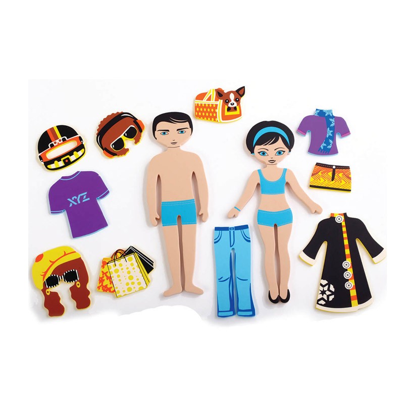 Edushape παιχνίδια μπάνιου που επιπλέουν και κολλάνε - Fashion Set