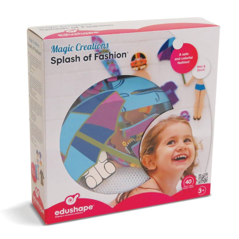 Edushape παιχνίδια μπάνιου που επιπλέουν και κολλάνε - Fashion Set