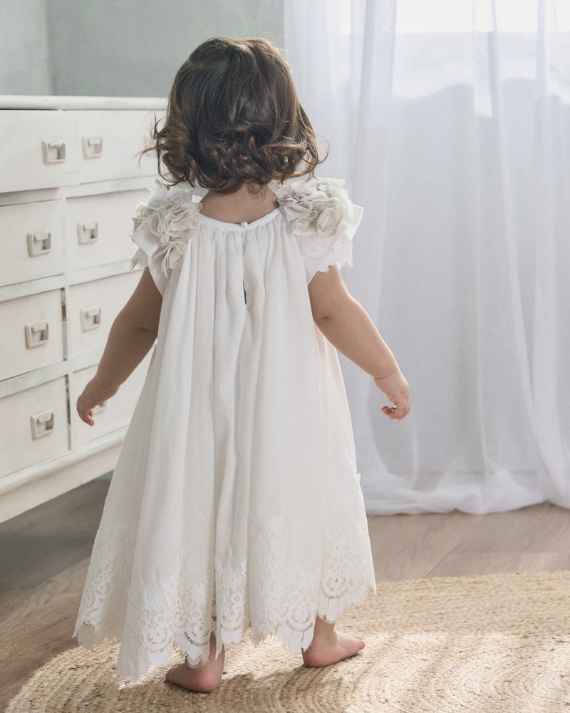 Handmade christening dress APHRODITE