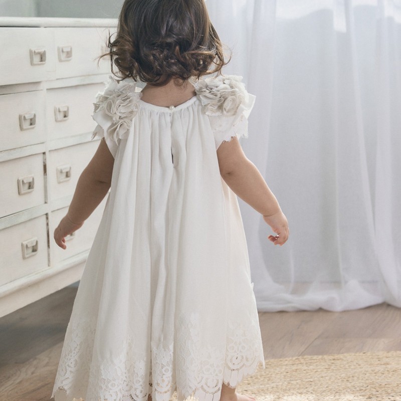 Handmade christening dress APHRODITE
