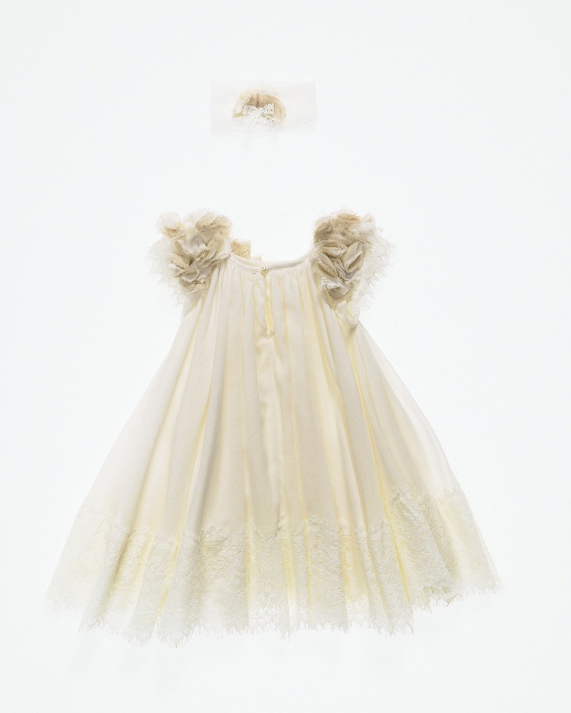 Handmade christening dress APHRODITE