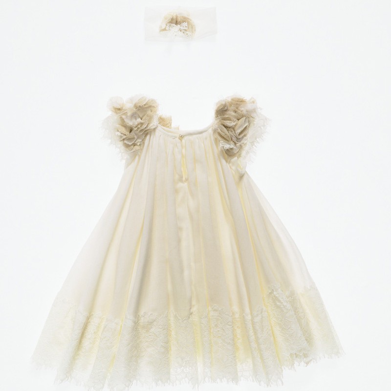 Handmade christening dress APHRODITE