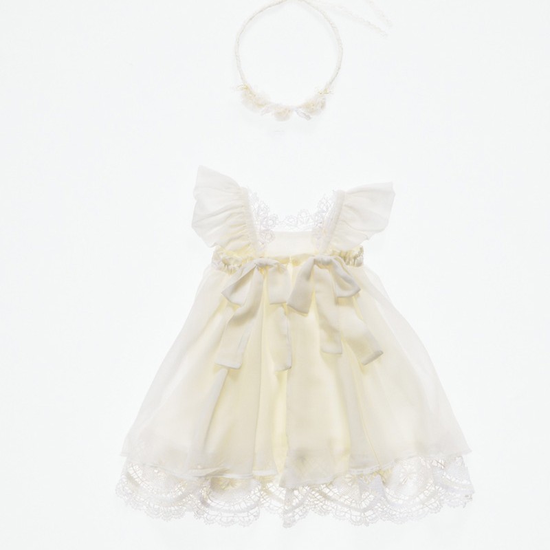 Handmade christening dress ARTEMIS