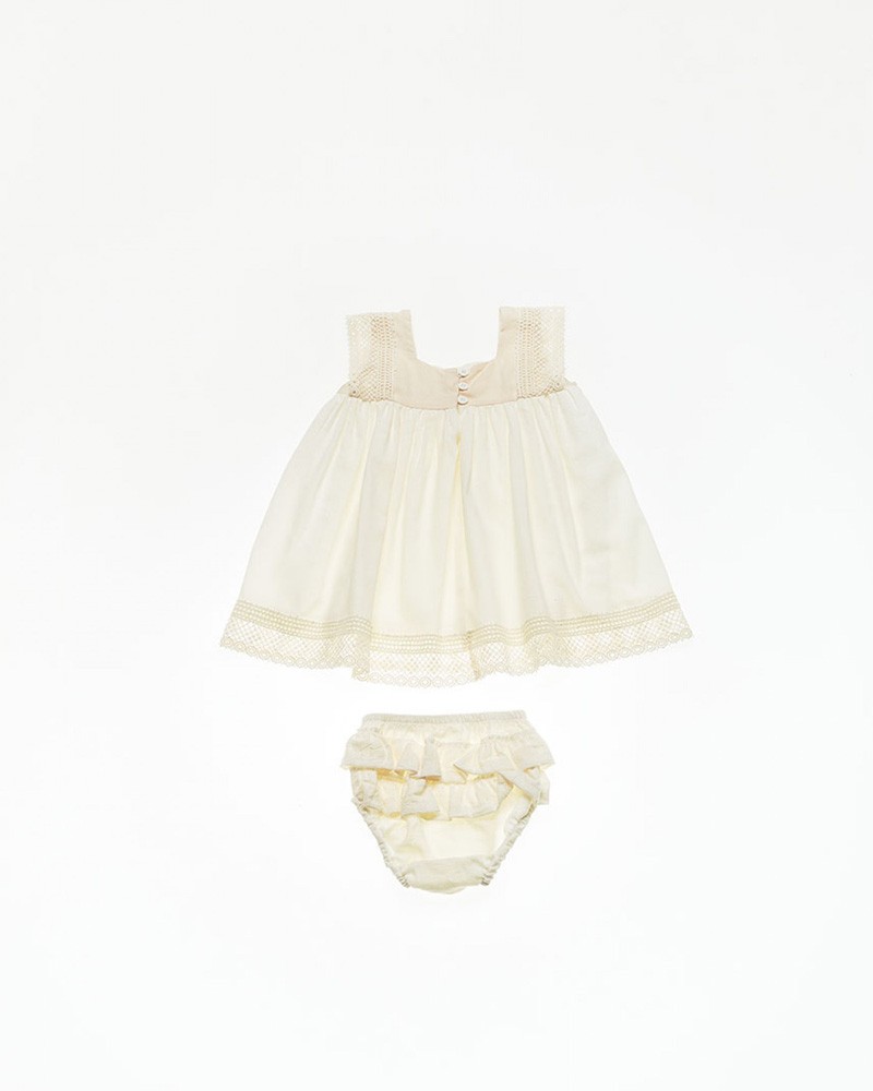 Βαπτιστικό χειροποίητο σετ για κορίτσι ΛΙΛΙΑΝ