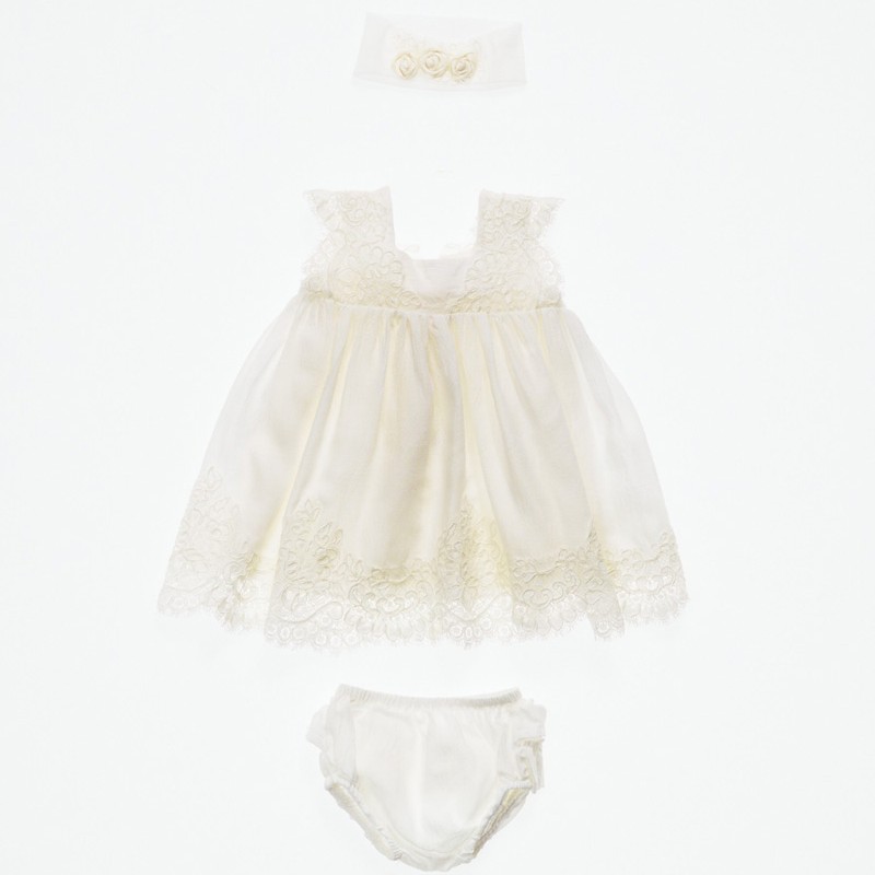 Βαπτιστικό χειροποίητο σετ για κορίτσι ΜΙΧΑΕΛΑ