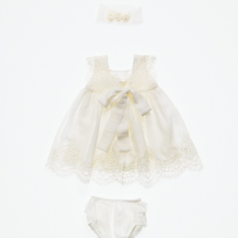 Βαπτιστικό χειροποίητο σετ για κορίτσι ΜΙΧΑΕΛΑ