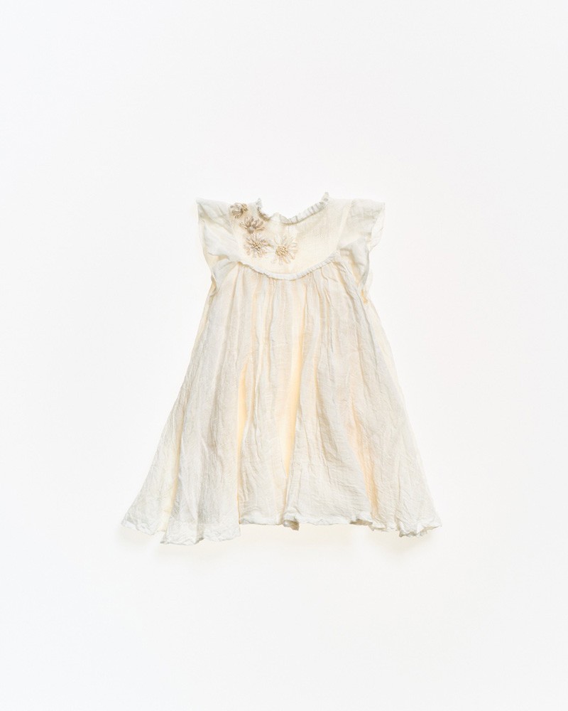 Βαπτιστικό χειροποίητο κεντημένο Boho φόρεμα ΝΗΡΗΙΔΑ